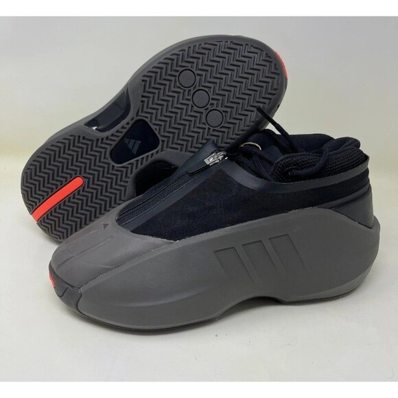 New Adidas Crazy Il Infinity Charcoal Grey Men's Size 10 Kobe Shoes IG6156 RARE - Picture 1 of 10